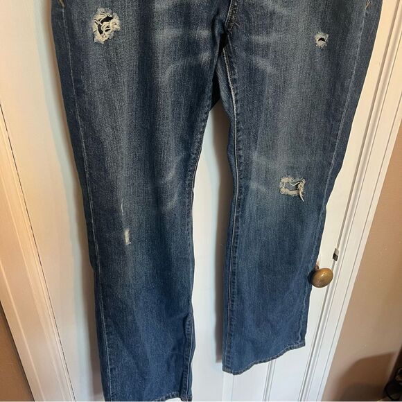 Old Navy Women's Jeans - Dark Blue - Picture 5 of 8